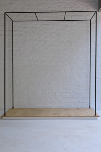 004 Cabanas with wooden floor and steel frame